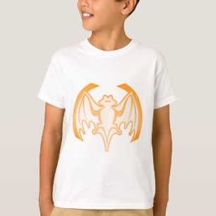 Fladdermus Orange Inv. MUSEUM Zazzle-gåvor Tee