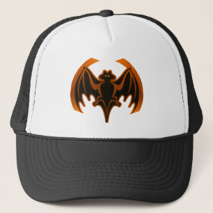 Fladdermus Orange MUSEUM Zazzle-gåvor Keps