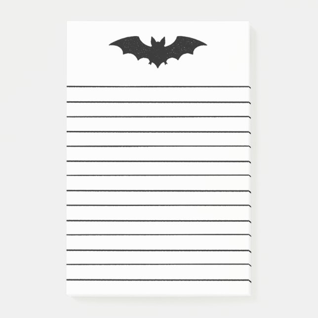 Fladdermus Post-it Block (Framsida)