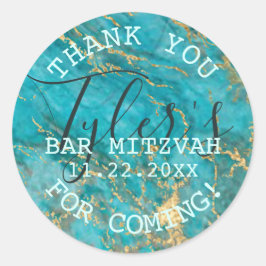 Fladdermus Pub Mitzvah ut ur denna värld Runt Klistermärke