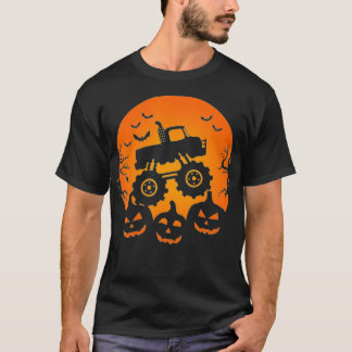 Fladdermus Pumpkin Costume Monster Lastbil Hallowe T Shirt