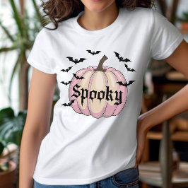 Fladdermus Pumpkin Halloween T Shirt Pastel