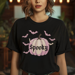 Fladdermus Pumpkin Spooky Halloween T Shirt Pastel
