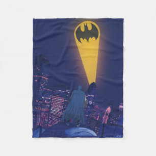 Fladdermus-signal över Gotham Fleecefilt
