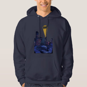 Fladdermus-signal över Gotham Hoodie