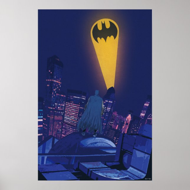 Fladdermus-signal över Gotham Poster (Framsidan)