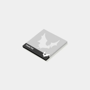 Fladdermus Silhouette Post-it Notes Block
