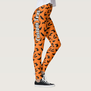 Fladdermus Silhouettes Mönster Leggings