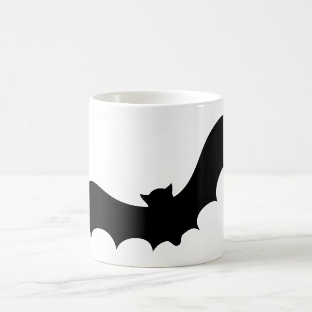 Fladdermus Siluett Kaffemugg (Center)