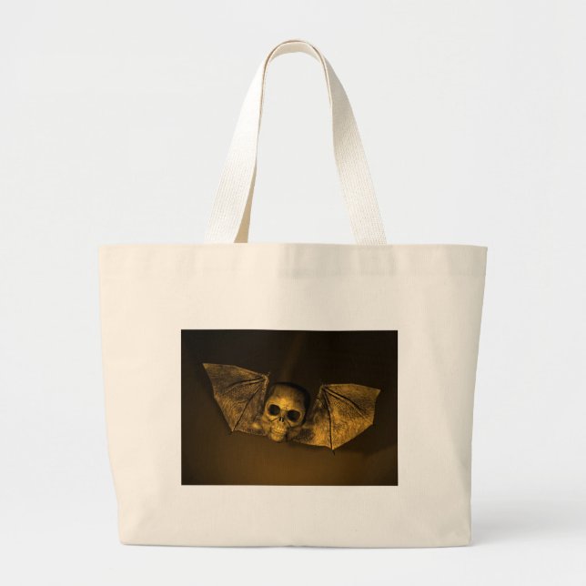 Fladdermus Skull Jumbo Tygkasse (Framsidan)