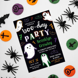 Fladdermus & Spöken, Spooktacular Boo Day Party Inbjudningar