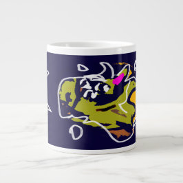 Fladdermus stjärnor jumbo mugg