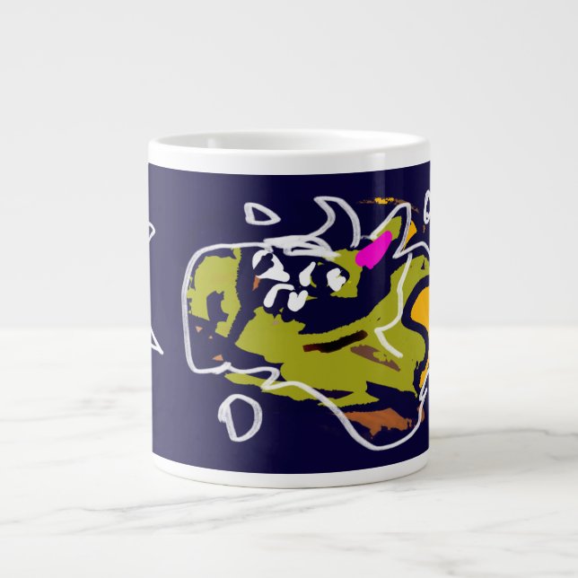 Fladdermus stjärnor jumbo mugg (Framsidan)