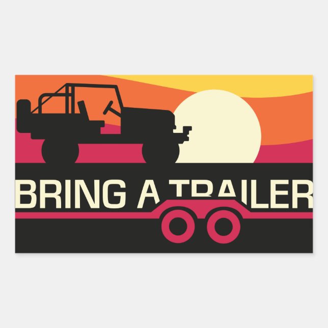 Fladdermus Sunset 4x4-streck Rektangulärt Klistermärke (Framsida)