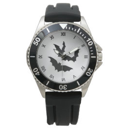 Fladdermus vid Silver Armbandsur