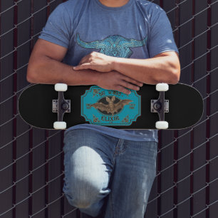 FLADDERMUS VINGAR ELIXIR lustig halloween Mini Skateboard Bräda 18,5 Cm