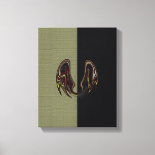 Fladdermus Vingar ~ Skriv ut/Poster Canvastryck
