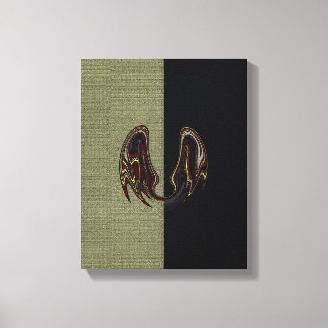 Fladdermus Vingar ~ Skriv ut/Poster Canvastryck (Framsida)