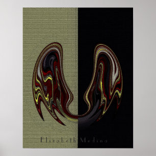 Fladdermus Vingar ~ Skriv ut/Poster Poster