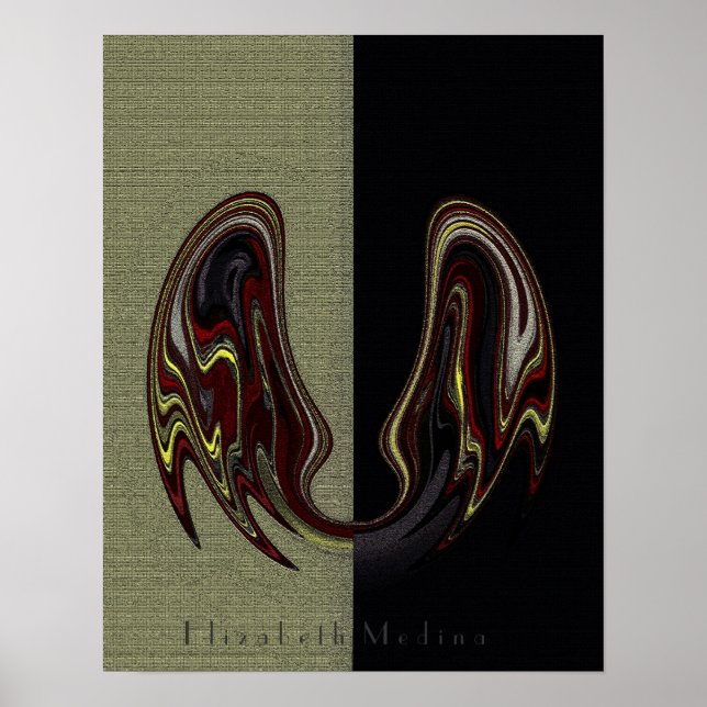 Fladdermus Vingar ~ Skriv ut/Poster Poster (Framsidan)
