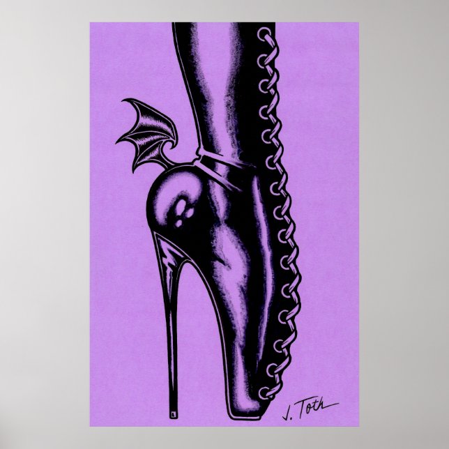 Fladdermus Vinge Boot Poster (Framsidan)