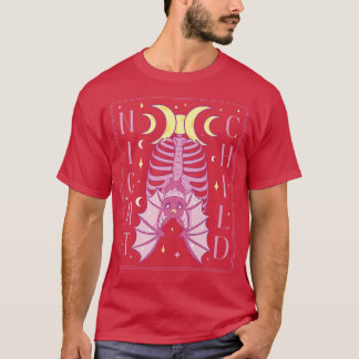 Fladdermus Witch Mystical Magic Halloween237 T Shirt