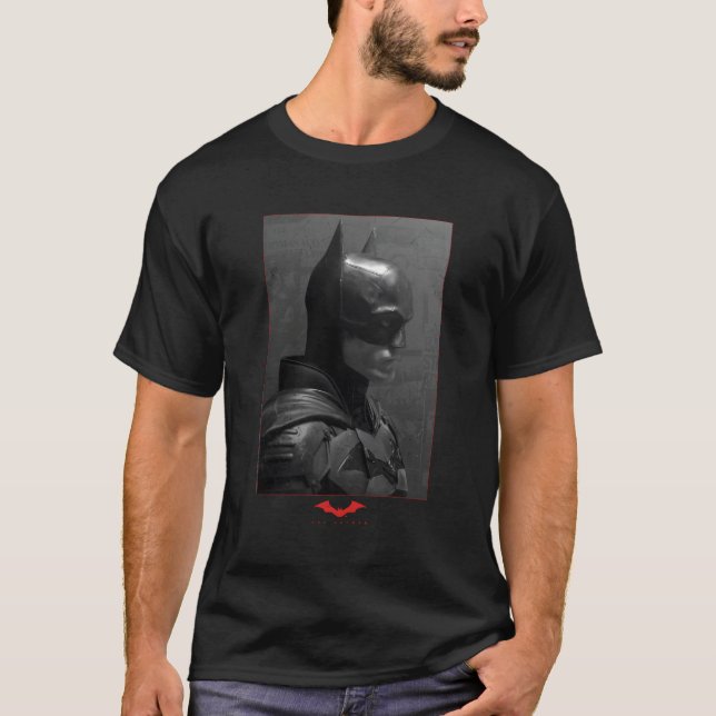 Fladdermus Worn Porträtt T Shirt (Framsida)