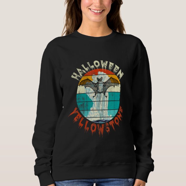 Fladdermus Yellowstone Halloween T Shirt (Framsida)