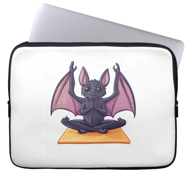 Fladdermus Yogaflöde Laptop Fodral (Framsidan)