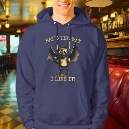 Fladdermusen är så jag gillar det! - Leksaklig fla Hoodie