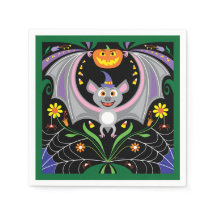 Fladdermusflaggig halloween-pumpafält
