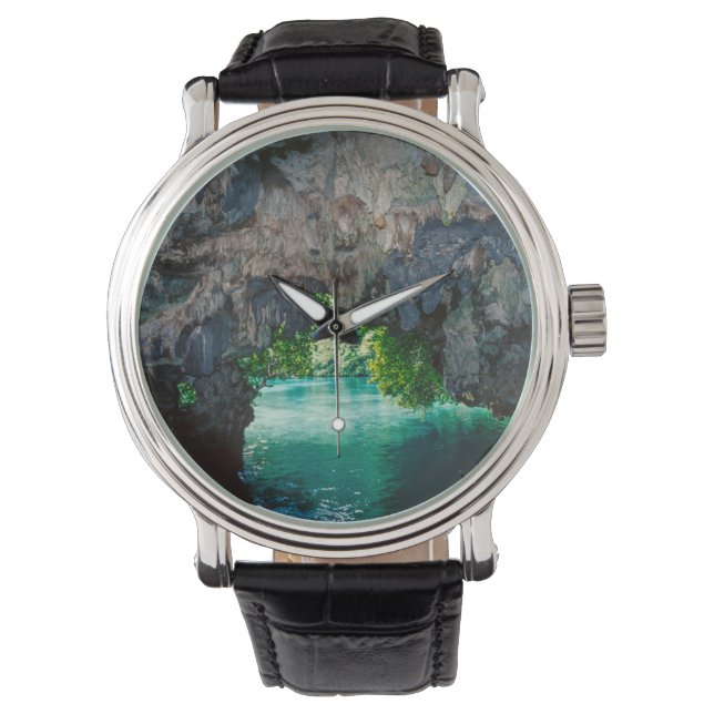 Fladdermusgrotta i Airai, Palau, Mikronesien Armbandsur (Framsida)