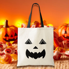 Fladdermusmun Jack O’Lantern med kantiga trekantög Tygkasse