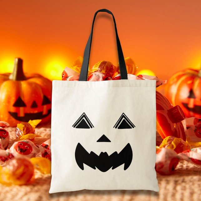 Fladdermusmun Jack O’Lantern med kantiga trekantög Tygkasse (Skapare uppladdad)