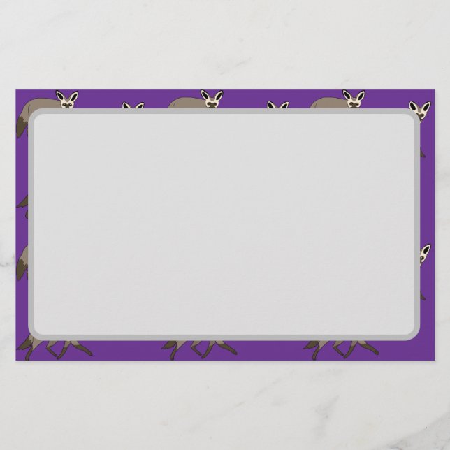 Fladdermusörade Rävar Brevpapper (Framsida)