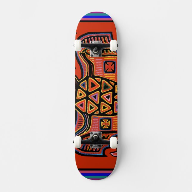 Fladdermusvinge Skateboard - Tribal Skateboard (Framsida)