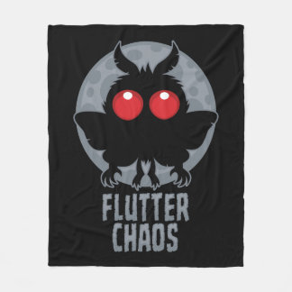 Fladdrande Kaos Mothman Kryptisk Legend Fleecefilt