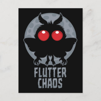 Fladdrande Kaos Mothman Kryptisk Legend Vykort
