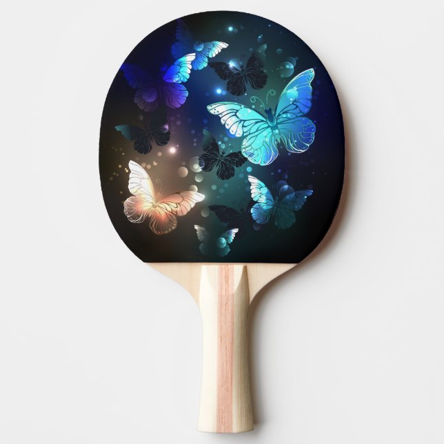 Fladdrande nattfjäril pingisracket (Framsidan)