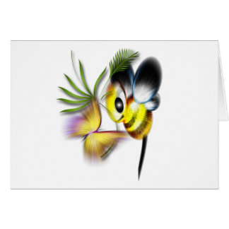 Fladdrande och rykte hälsningskort