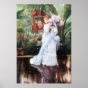 Fläderen Strauss av James Tissot Poster