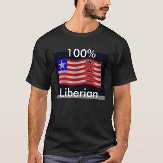 flag3 liberian, 100% tee shirt