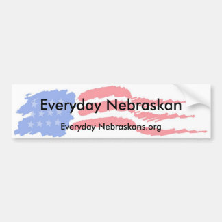 flag4 daglig Nebraskan, dagliga Nebraskans.org Bildekal