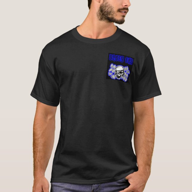 flag5pirate3art2 blueyfabnew tee (Framsida)