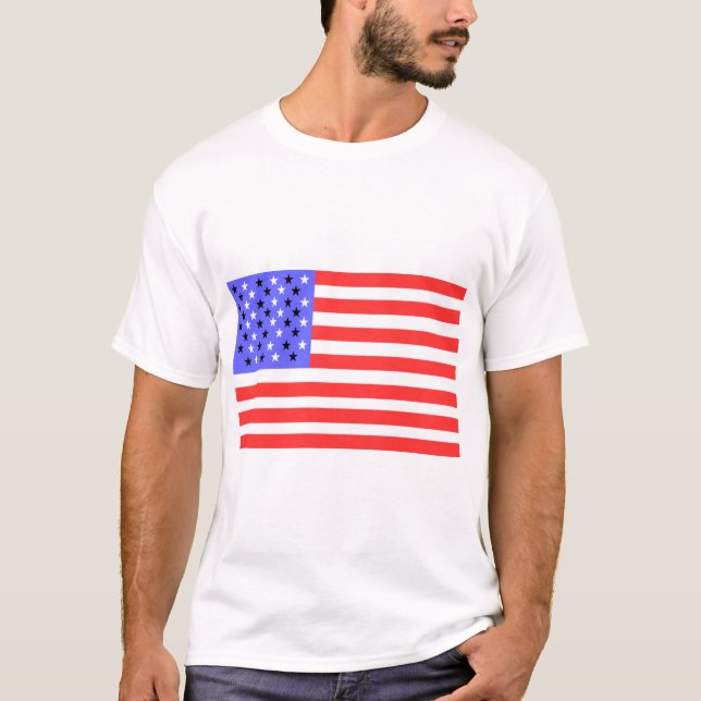 Flag Black lives matter T Shirt (Framsida)
