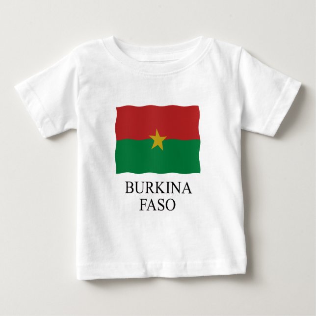 Flag Burkina Faso T Shirt (Framsida)