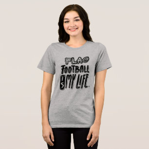 Flag Football Är Mitt Liv T Shirt