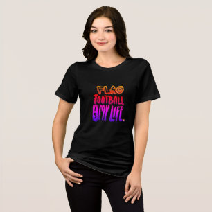 Flag Football Är Mitt Liv T Shirt