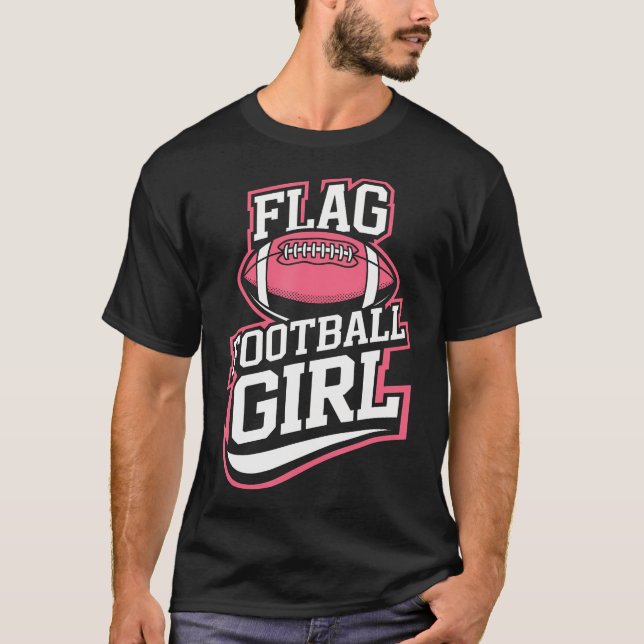 Flag Football T Shirt (Framsida)
