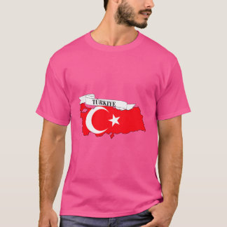 Flag map of Turkey T Shirt